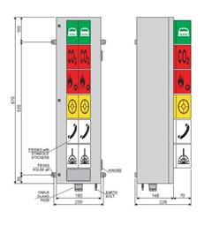 Light Column type ITS-06-ER-230-A w/ 6 symbols i.a.t. I-11200-2